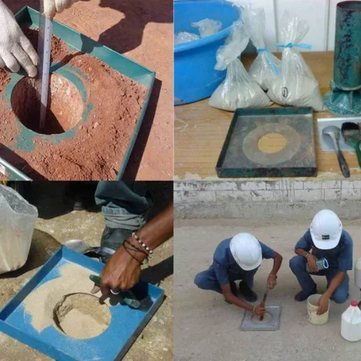 Field Density Testing with Sand Cone Method in Plano, Texas